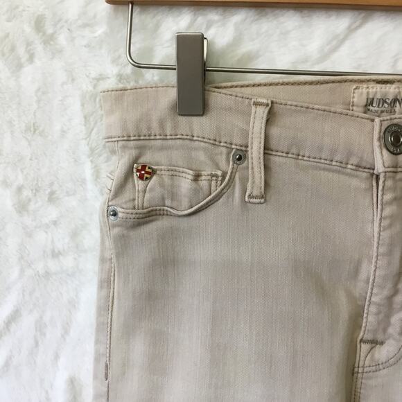Hudson Beige Skinny Jeans - Picture 3 of 12